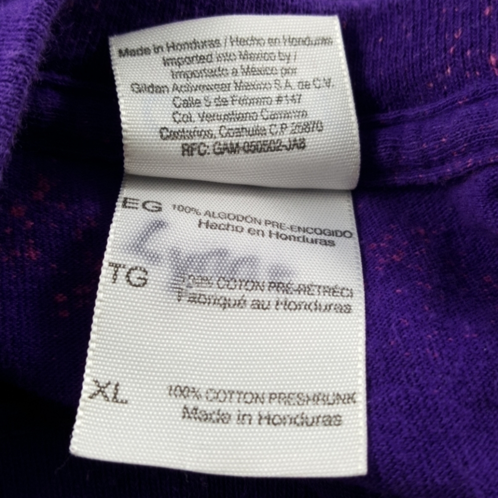 Shamrock Tie Dye T-shirt Purple / Pink Tee (XL) - Picture 9 of 10